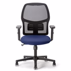 Immagine di Sedia operativa con braccioli regolabili KELLY colore blu