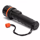 Immagine di Torcia led Rubber in gomma 0,2 Watt 12 Lumen batteria AA colore nero