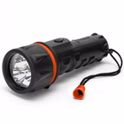 Immagine di Torcia led Rubber in gomma 0,2 Watt 12 Lumen batteria D colore nero