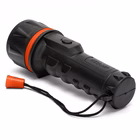 Immagine di Torcia led Rubber in gomma 0,2 Watt 12 Lumen batteria D colore nero