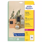 Immagine di Cartellini stampabili in plastica da 190 90x50 mm 100 cartellini