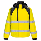 Immagine di Giacca antipioggia ad alta visibilità PORTWEST CD860 giallo/nero taglia S