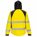 Immagine di Giacca antipioggia ad alta visibilità PORTWEST CD860 giallo/nero taglia S