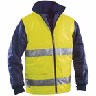 Immagine di Gilet P&P LOYAL VISION alta visibilità colore giallo, ancorabile al Parka WINTER taglia XL