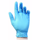 Immagine di Guanti monouso in nitrile senza polvere colore azzurro taglia L