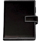 Immagine di Agenda similpelle giornaliera 17x24 nero 30+