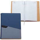 Immagine di Agenda portafoglio con tasca giornaliera 17x24 blu 30+