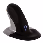 Immagine di Mouse verticale FELLOWES PENGUIN grande wireless colore nero-argento