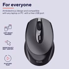 Immagine di Mouse wireless ricaricabile TRUST ZAYA colore nero
