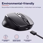 Immagine di Mouse wireless ricaricabile TRUST ZAYA colore nero