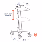 Immagine di Supporto con ruote per laptop 17.3" ERGOTRON NEO-FLEX 24-205-214