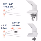 Immagine di Hx desk dual monitor arm, mbk