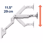 Immagine di Hx wall monitor arm, white
