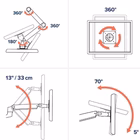 Immagine di Lx desk lcd arm bright white