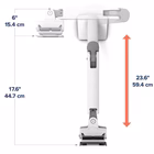 Immagine di Hx desk arm with hd pivot white