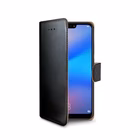 Immagine di Custodia similpelle nero CELLY WALLY - Huawei P20 Lite WALLY744