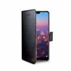 Immagine di Custodia similpelle nero CELLY WALLY - Huawei P20 WALLY748