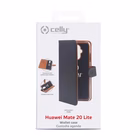 Immagine di Custodia similpelle nero CELLY WALLY - Huawei Mate 20 Lite WALLY793