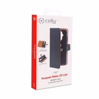 Immagine di Custodia similpelle nero CELLY WALLY - Huawei Mate 20 Lite WALLY793