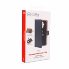 Immagine di Custodia similpelle nero CELLY WALLY - Huawei Mate 20 Lite WALLY793