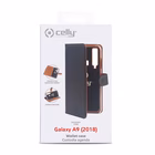 Immagine di Custodia similpelle nero CELLY WALLY - Samsung Galaxy A9 2018 WALLY796