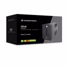 Immagine di Gruppo di continuità CONCEPTRONIC UPS 650VA 360W, IEC x 4, HID USB, RJ45 In/Out, AVR ZEUS01E