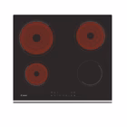 Immagine di Piano cottura ceramica vetro ceramica Nero CANDY PIANO VETROCERAMICA CH64XB 33801795