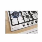Immagine di Piano cottura gas acciaio inox Grigio CANDY PIANO COTTURA 60CM CHG6D4WX 33801985