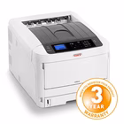 Immagine di Stampante laser a colori a3 hp enterprise oki c824dn