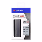 Immagine di Ssd esterni 240GB USB 3.1 VERBATIM SSD Vx500 47442