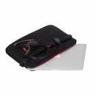 Immagine di Borsa a tracolla ultrabook e macbook da 13.3" poliestere nero RIVACASE Custodia Antishock per MacBoo