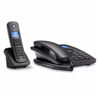 Immagine di Telefono cordless digitale MOTOROLA CORDLESS + FISSO - C4201 COMBO NERO 107C4201