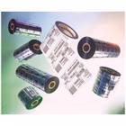 Immagine di Kit stampa: 3 nastri ttr in resina mm 84x74 e 3 rotoli da 1760 etichette bianche mm 75x35 zebra