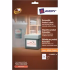 Immagine di Etichette adesive in carta bianca con adesivo rimovibile, 62x89mm, 9 etichette per foglio, 20 fogli