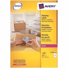 Immagine di Etichette adesive bianche in carta ecologica, 99,1x93,3mm, 6 etichette per foglio, 100 fogli