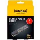Immagine di Ssd interni 500GB m.2 nvme INTENSO SSD INTERNAL 500GB M.2 PCIe 4.0 MI500 Gen 4x4 NVME 3836450