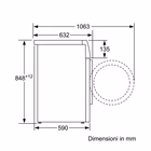Immagine di Lavatrice a carica frontale A 8 kg BOSCH WGE03200IT