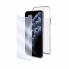 Immagine di Cover tpu + vetro Trasparente CELLY COVGLASSAB - Apple iPhone 11 Pro COVGLASSAB1000