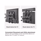 Immagine di Mensole/adattatori/supporti metallo Nero SOPAR SBH114 SOP23188