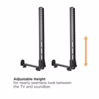 Immagine di Mensole/adattatori/supporti metallo Nero SOPAR SBH114 SOP23188