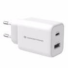 Immagine di Caricabatterie a 2 porte PD PPS (1x USB e 1x USB-C) CONCEPTRONIC ALTHEA11W 33W colore bianco