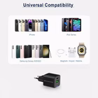 Immagine di Caricabatterie a 2 porte PD (1x USB e 1x USB-C) CONCEPTRONIC ALTHEA15B 20W colore nero