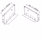 Immagine di Gruppo di continuità NAICON KIT 2 STAFFE DI SUPPORTO UPS RACK EL-RAILKIT