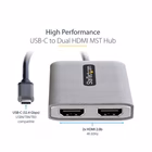Immagine di Hub USB-C mst a 2x HDMI
