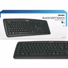 Immagine di HAMLET XKKITA2 Tastiera Business Italiana USB Black Soft XKKITA2