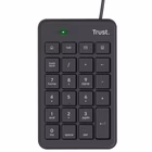 Immagine di TRUST TASTIERINO NUMERICO CABLATO - TRUST XALAS NERO 22221