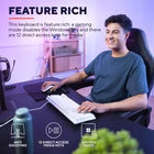 Immagine di TRUST GXT 833 THADO TASTIERA ECO ILLUMINATA TKL - BIANCO 24738