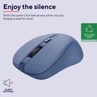 Immagine di TRUST MOUSE WIRELESS SILENZIOSO - PLASTICA RICICLATA 82% 25041