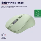 Immagine di TRUST MOUSE WIRELESS SILENZIOSO - PLASTICA RICICLATA 82% 25042