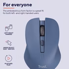 Immagine di TRUST MOUSE WIRELESS SILENZIOSO - PLASTICA RICICLATA 82% 25041